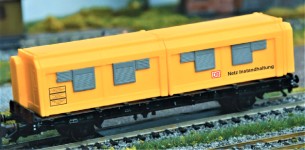 Loewe 2354 - H0 - 2-tlg. Set Bauzug-Wohncontainer DB Netz Instandhaltung - Set 1